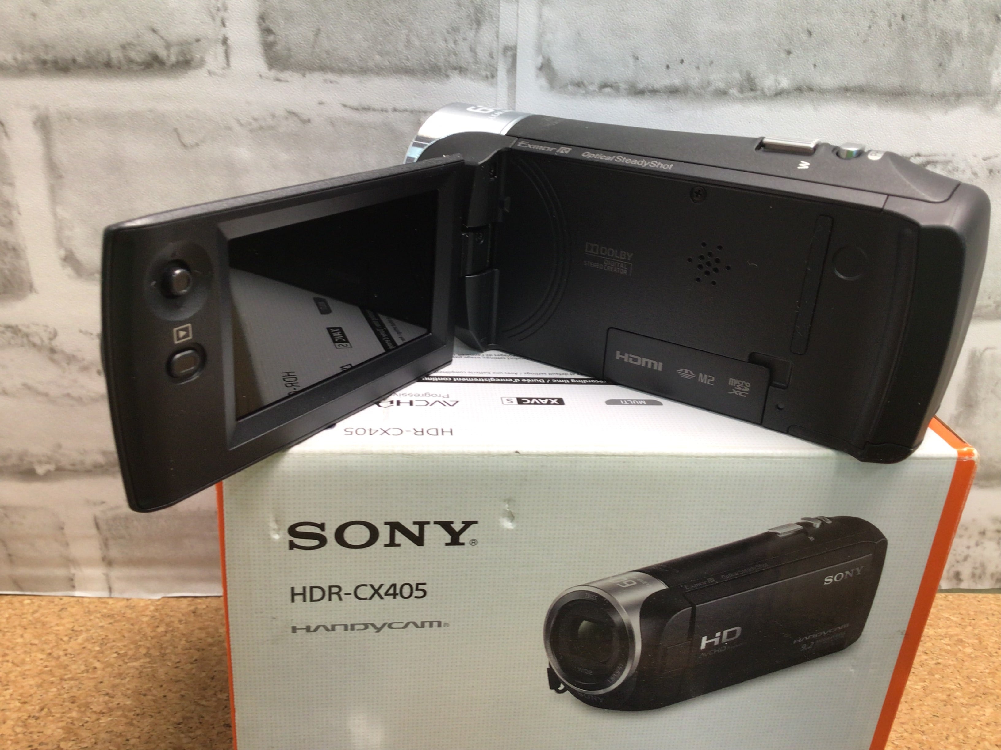 Sony - HDRCX405 HD Video Recording Handycam Camcorder (black) (7932553822446)